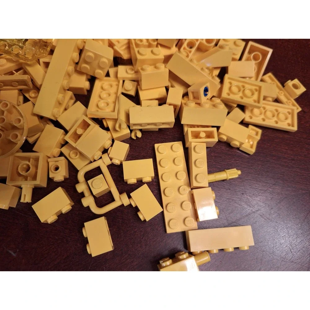 LEGO Yellow 1/2 pound Bulk Bricks & Parts Mixed Lot Building Pieces Assortment